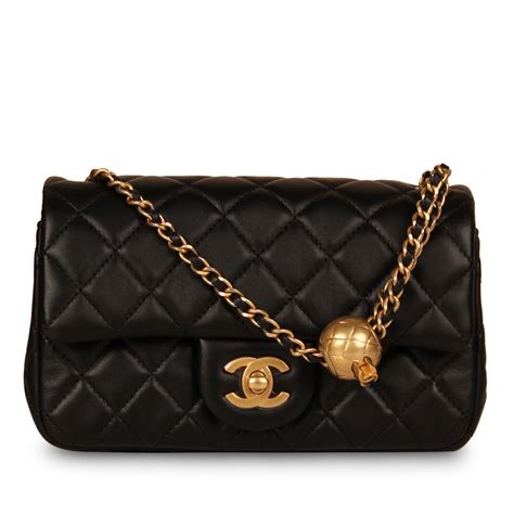 chanel mini pearl crush flap bag|chanel classic mini flap price.